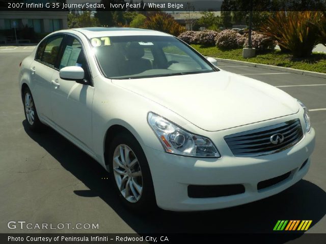 2007 Infiniti G 35 Journey Sedan in Ivory Pearl