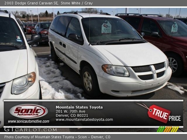 2003 Dodge Grand Caravan SE in Stone White