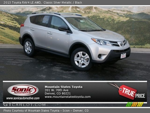 2013 Toyota RAV4 LE AWD in Classic Silver Metallic