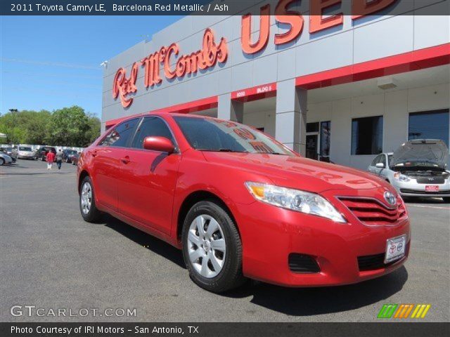 2011 Toyota Camry LE in Barcelona Red Metallic