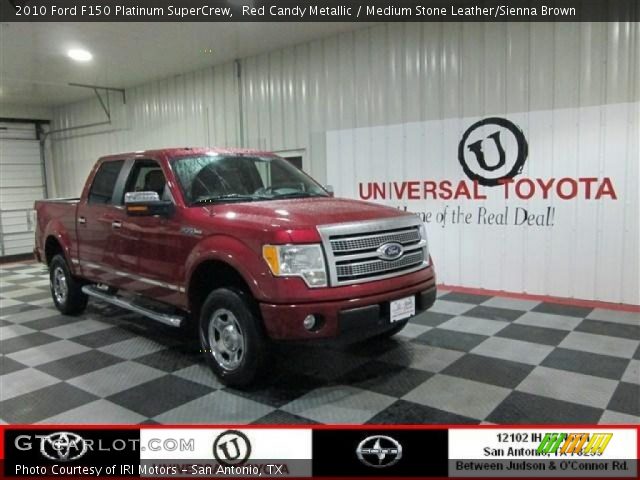 2010 Ford F150 Platinum SuperCrew in Red Candy Metallic