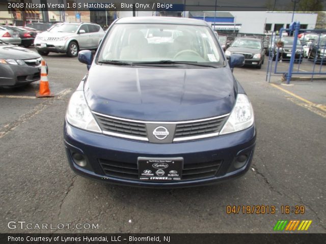 2008 Nissan Versa 1.8 S Hatchback in Blue Onyx