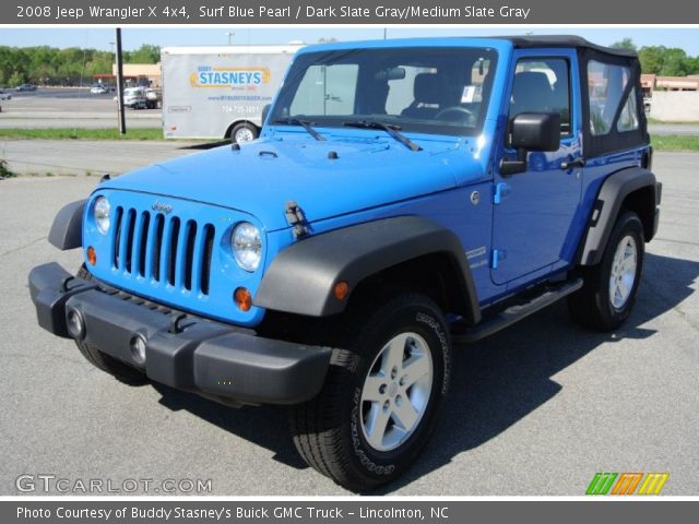 2008 Jeep Wrangler X 4x4 in Surf Blue Pearl