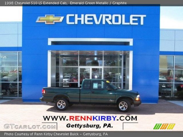 1998 Chevrolet S10 LS Extended Cab in Emerald Green Metallic