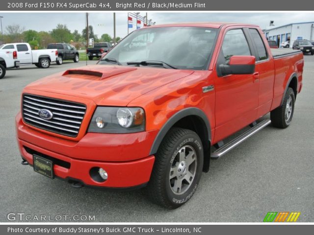 2008 Ford F150 FX4 SuperCab 4x4 in Bright Red