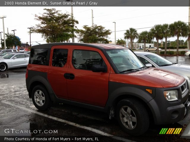 2003 Honda Element EX in Sunset Orange Pearl