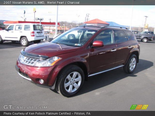 2007 Nissan Murano SL AWD in Merlot Pearl