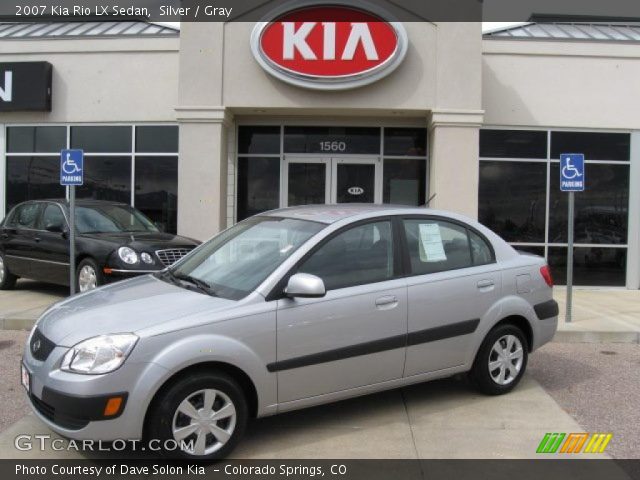 2007 Kia Rio LX Sedan in Silver
