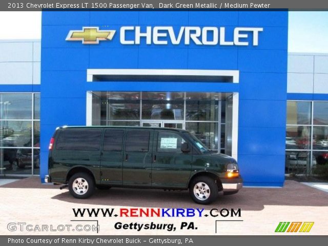 2013 Chevrolet Express LT 1500 Passenger Van in Dark Green Metallic