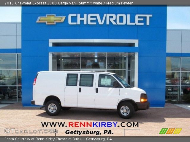 2013 Chevrolet Express 2500 Cargo Van in Summit White