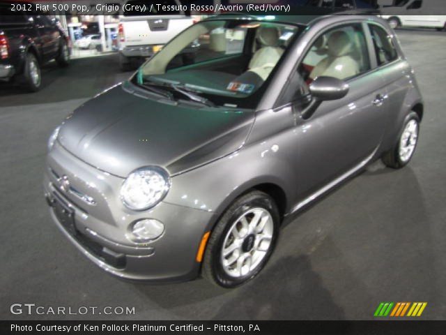 2012 Fiat 500 Pop in Grigio (Grey)