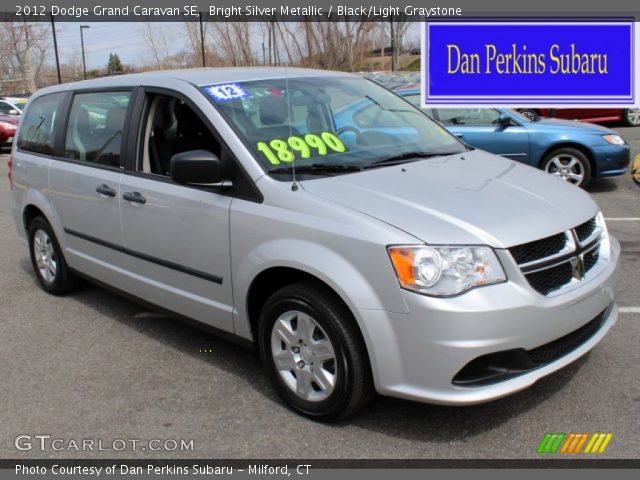 2012 Dodge Grand Caravan SE in Bright Silver Metallic