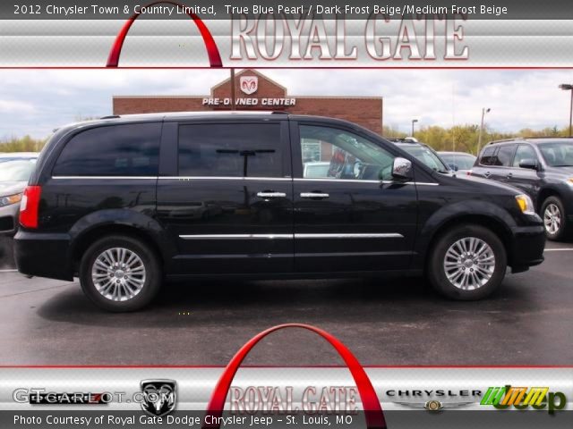2012 Chrysler Town & Country Limited in True Blue Pearl