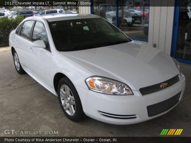 2012 Chevrolet Impala LT in Summit White