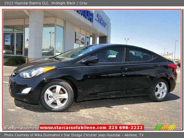 2013 Hyundai Elantra GLS in Midnight Black