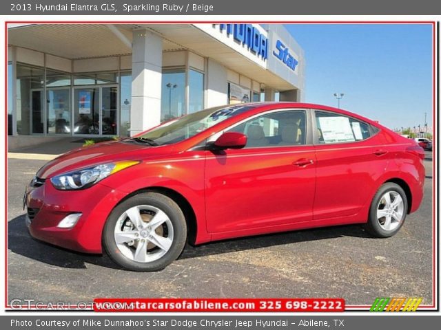 2013 Hyundai Elantra GLS in Sparkling Ruby