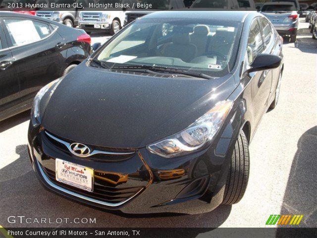 2013 Hyundai Elantra GLS in Midnight Black