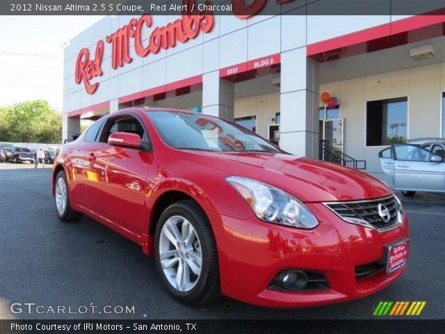 2012 Nissan Altima 2.5 S Coupe in Red Alert