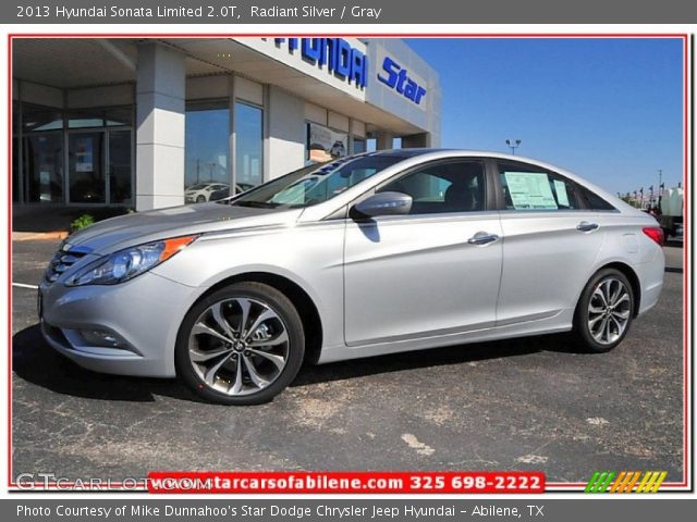 2013 Hyundai Sonata Limited 2.0T in Radiant Silver