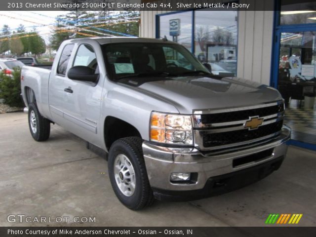 2013 Chevrolet Silverado 2500HD LT Extended Cab 4x4 in Silver Ice Metallic
