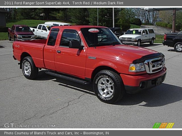2011 Ford Ranger Sport SuperCab 4x4 in Torch Red