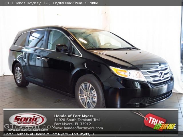 2013 Honda Odyssey EX-L in Crystal Black Pearl