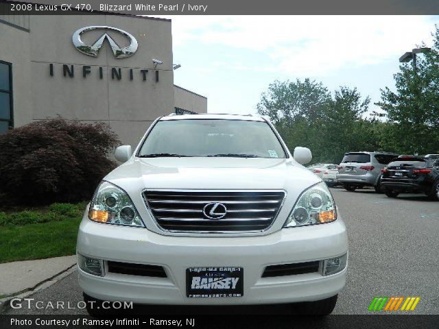 2008 Lexus GX 470 in Blizzard White Pearl