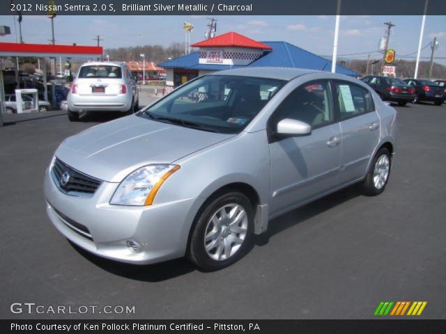 2012 Nissan Sentra 2.0 S in Brilliant Silver Metallic