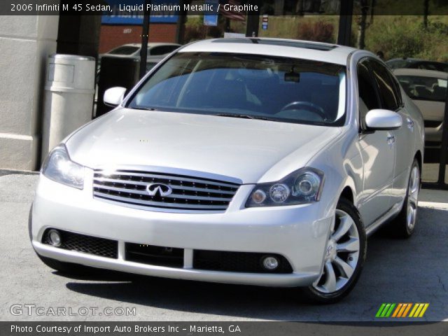 2006 Infiniti M 45 Sedan in Liquid Platinum Metallic