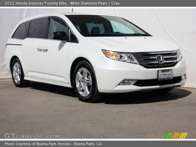 2012 Honda Odyssey Touring Elite in White Diamond Pearl