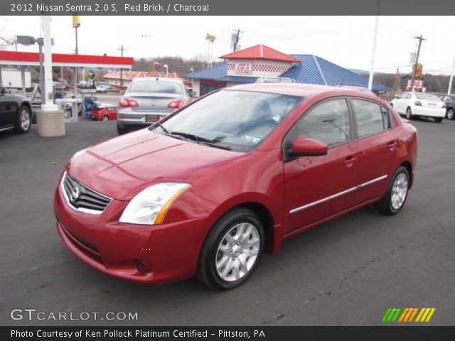 2012 Nissan Sentra 2.0 S in Red Brick