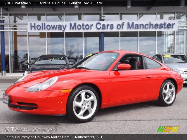 2001 Porsche 911 Carrera 4 Coupe in Guards Red