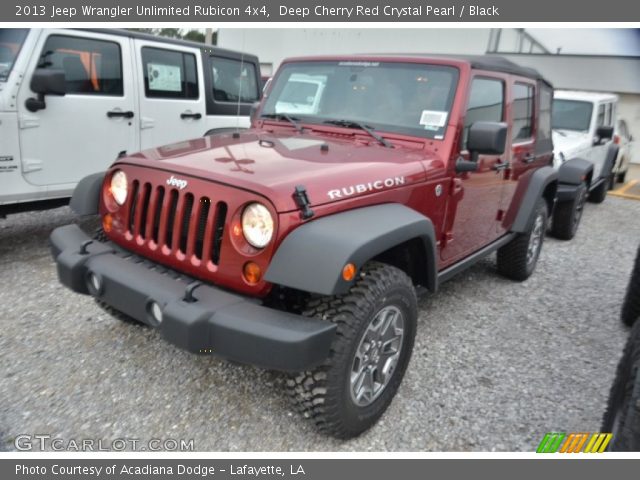 Deep Cherry Red Crystal Pearl 2013 Jeep Wrangler Unlimited