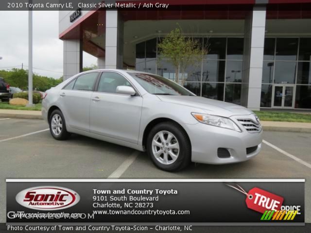 2010 Toyota Camry LE in Classic Silver Metallic