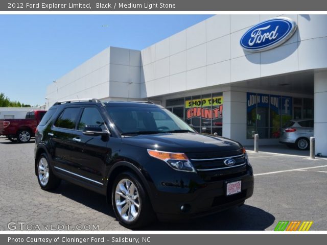 2012 Ford Explorer Limited in Black