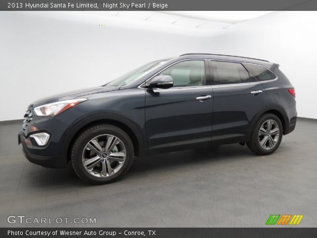 2013 Hyundai Santa Fe Limited in Night Sky Pearl