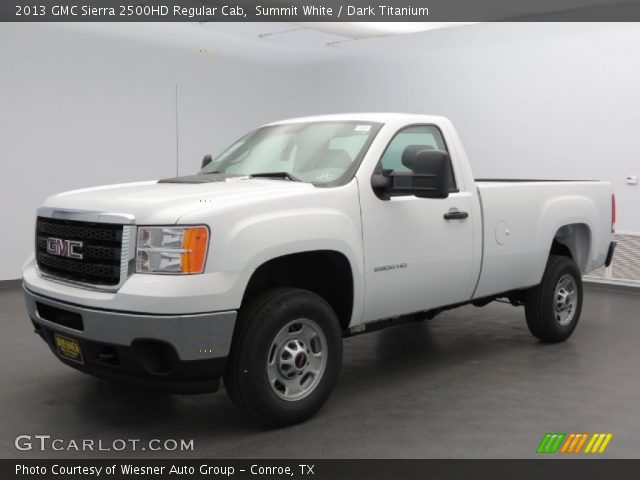 2013 GMC Sierra 2500HD Regular Cab in Summit White