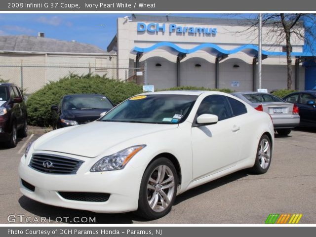 2008 Infiniti G 37 Coupe in Ivory Pearl White