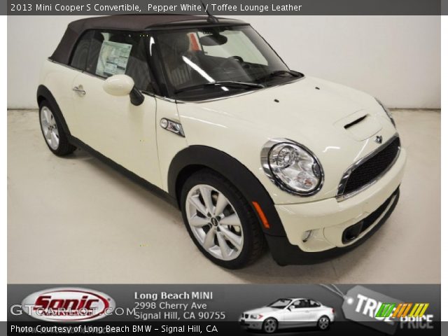 2013 Mini Cooper S Convertible in Pepper White