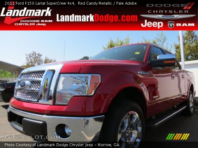 2011 Ford F150 Lariat SuperCrew 4x4 in Red Candy Metallic