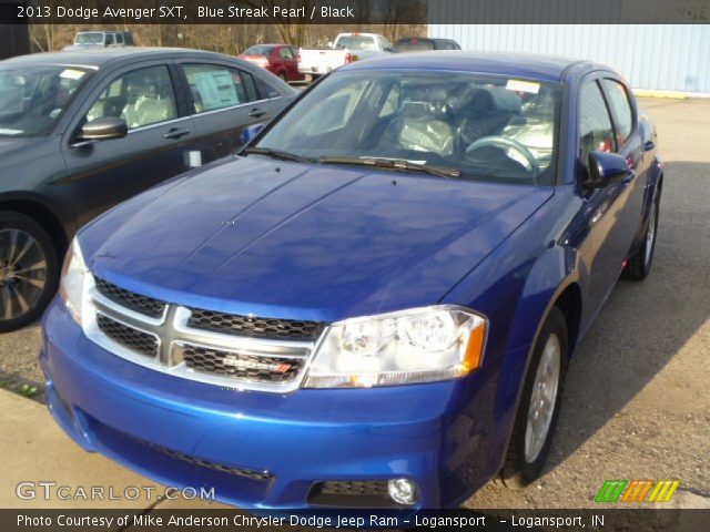 2013 Dodge Avenger SXT in Blue Streak Pearl