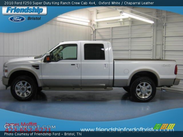 2010 Ford F250 Super Duty King Ranch Crew Cab 4x4 in Oxford White