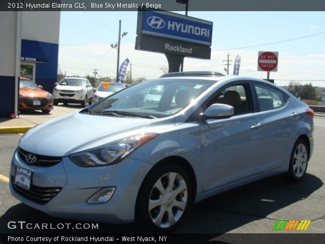 2012 Hyundai Elantra GLS in Blue Sky Metallic
