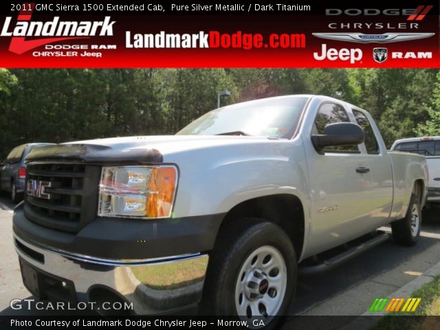 2011 GMC Sierra 1500 Extended Cab in Pure Silver Metallic