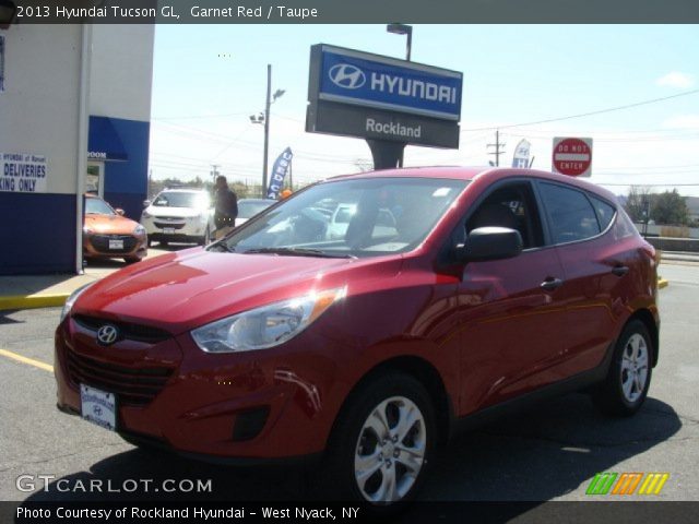 2013 Hyundai Tucson GL in Garnet Red