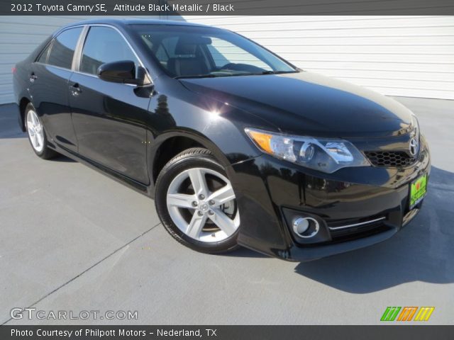 2012 Toyota Camry SE in Attitude Black Metallic