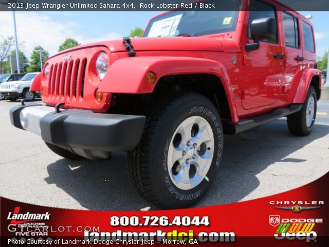 2013 Jeep Wrangler Unlimited Sahara 4x4 in Rock Lobster Red
