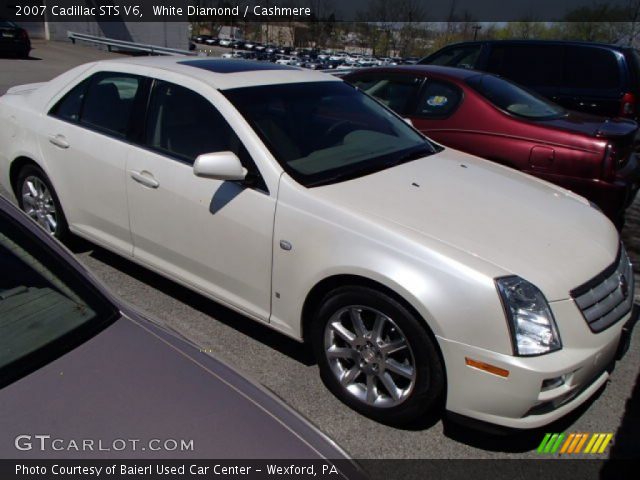 2007 Cadillac STS V6 in White Diamond