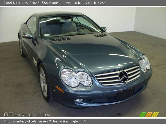2006 Mercedes-Benz SL 500 Roadster in Aegean Blue Metallic