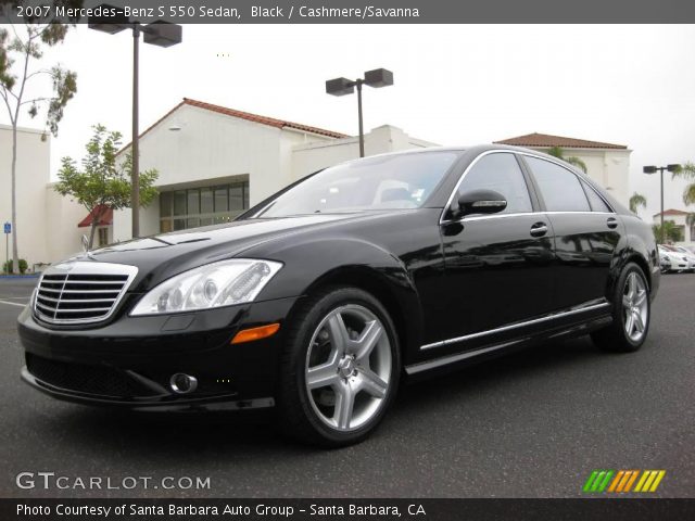 2007 Mercedes-Benz S 550 Sedan in Black